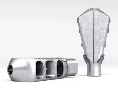 Lancer Viper Brake Low-poly 3D model