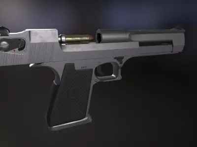 Desert Eagle Free low-poly 3D model