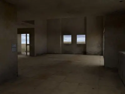  A private house 2  Low-poly 3D model