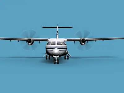 ATR  ATR-42-500 Corporate 3 3D model