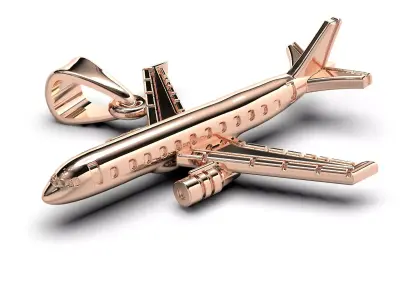Airplane airbus pendant 3D print model purchase