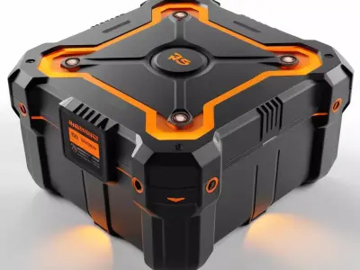 SciFi Energy Storage Crate 3D model