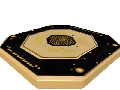 Futuristic Data Chip 3D Model 3D model