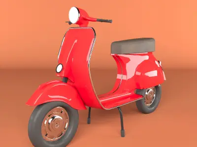 vespa scooter  3D model