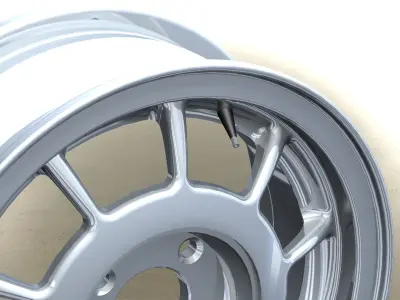 Rim metallic 1  Free 3D model