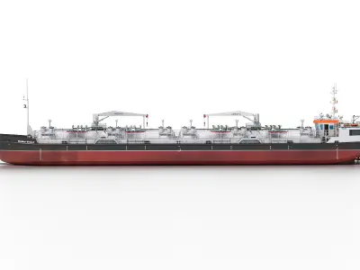 Bunkering vessel  3D model