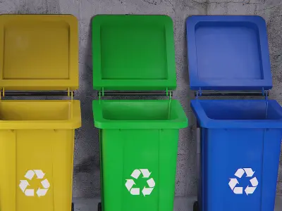 Recycle Bin 3D model buy