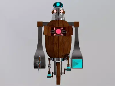 Mechanic Golem 3D model