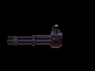 Machine gun Free 3D model