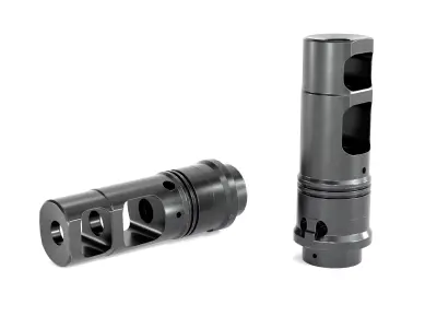 SFMB-338 SOCOM Muzzle Brake Suppressor Adapter Low-poly 3D model