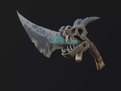Stylized Sword Low-poly 3D model purchase