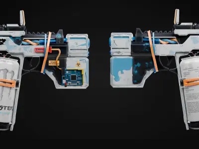 MONSTER GUN - Energy Pack Skins 3D model