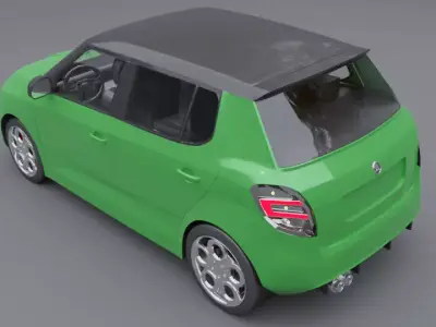skoda rs 3D model