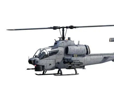 Bell AH-1 Super Cobra 3D model buy