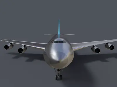 Cargo Aircraft 3D model 5