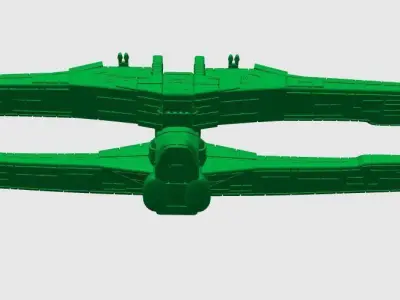 Droid Transport for Star wars Xwing or display 3D print model
