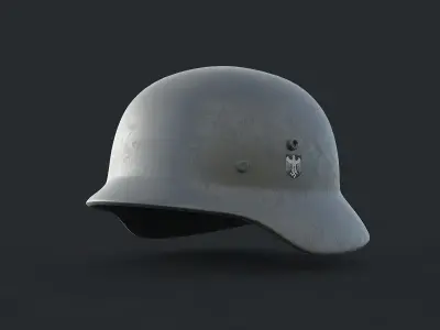 WW2 German helmet - Stahlhelm 3D model