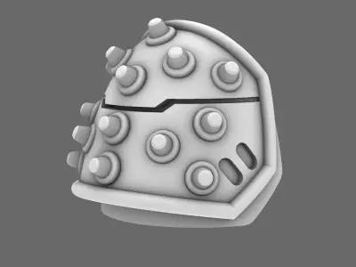 Space Knights V4 Savage Studded Shoulder Pads Type B 3D print model