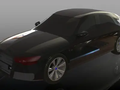 Audi A6 2014 Model 3D Printable 3D model