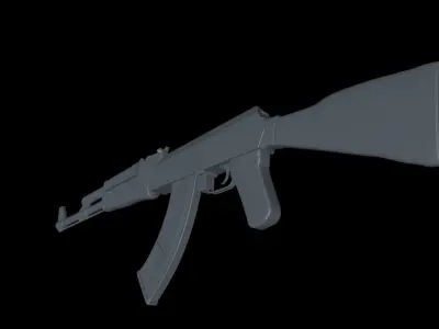 Ak 47  Free 3D model purchase