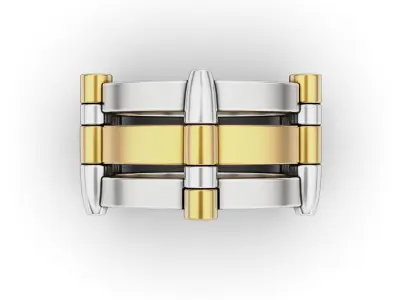 Bullet Belt Ring 3D print model