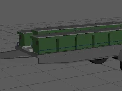 beehive trailer 3D model