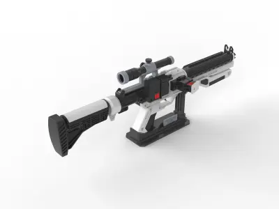  F-11D Blaster - Star Wars - Commercial - Printable - STL 3D print model