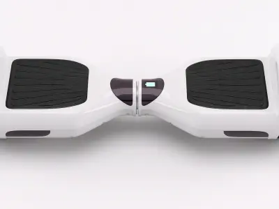 two wheel electric unicycle scooter 3D model