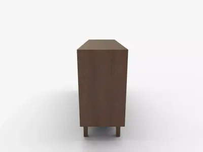 ORRD Drawer Fluted Dresser for Bedroom 3D model