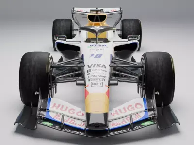 Visa Cash App RB team F1 2026 car        VCARB 03 3D model