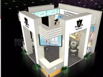 Exhibition - Area - 6X6-3DMAX2009-58 3D model