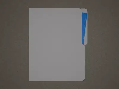 Blueprint Folder Free low-poly 3D model