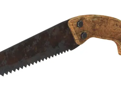 Old saw 3D model