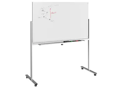 Flipcharts And Board BLENDER 3D Model Cycles 3D model