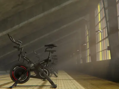 gym industrial  3D model