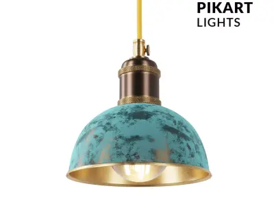 Small brass pendant light SKU 3292 Free 3D model