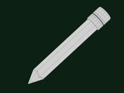Pencil 3D illustration model 3D model