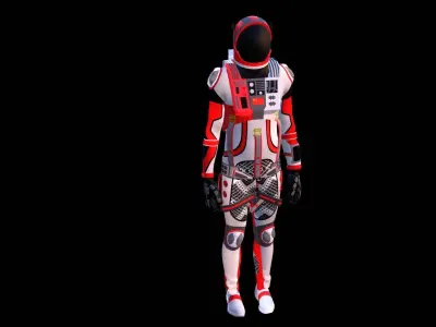 Astronaut Spacesuit China 3D model