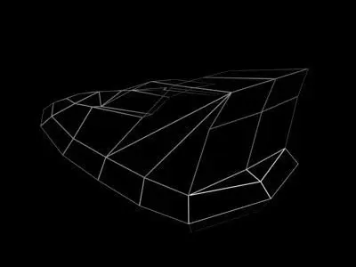 HoverCraft2 boat with flames 3D model