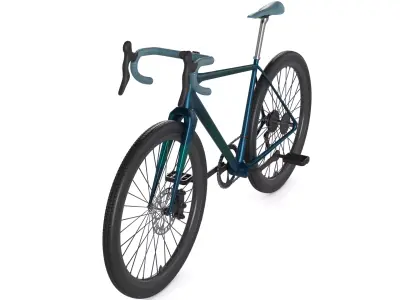 Cyclocross Bike 3D model 2