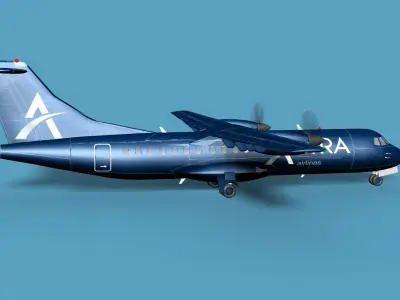 ATR  ATR-42-500 Astra 3D model
