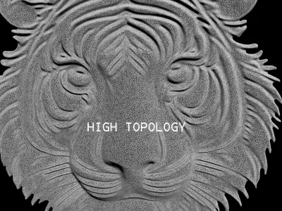 TIGER PENDANT FOR DECORATION CNC 3DPRINTING Free 3D print model