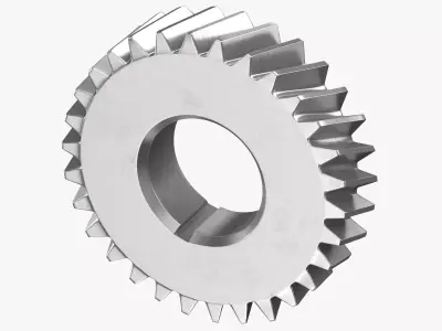 Helical Gear 04 3D model