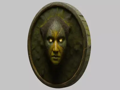 Ancient Coin 3D Model Low-poly 3D model