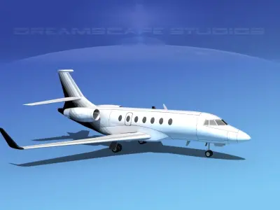 Dassault Falcon 2000 V11 3D model purchase