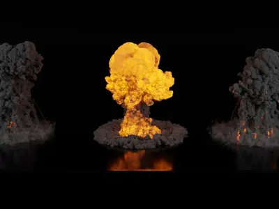 Explosiv VDB-Pack 3D model 3D model