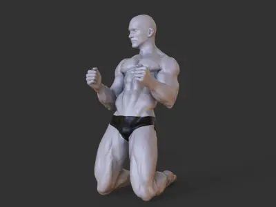 Bodybuilder Pose 3D print model purchase