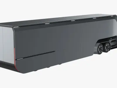 Self-Driving Truck Concept 2 3D model