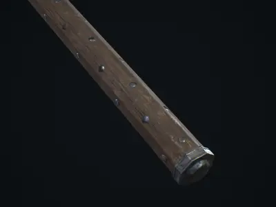 Medieval Weapon Fauchard -PBR- Game Ready Low-poly 3D model