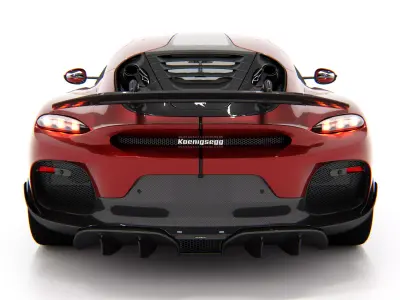 Koenigsegg Gemera 2025 Low-poly 3D model